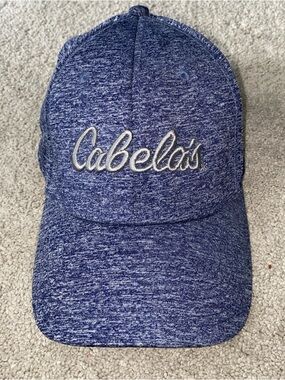 Cabela's Flex Fit Hat OSFA‎ Blue Polyester